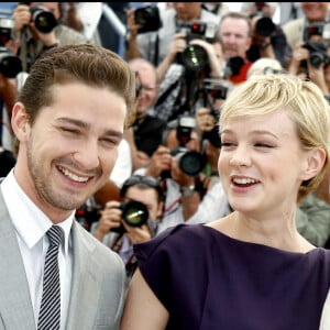 Shia LaBeouf et Carey Mulligan - Photocall du film "Wall Street : Money never sleeps" au 63e Festival de Cannes en 2010.