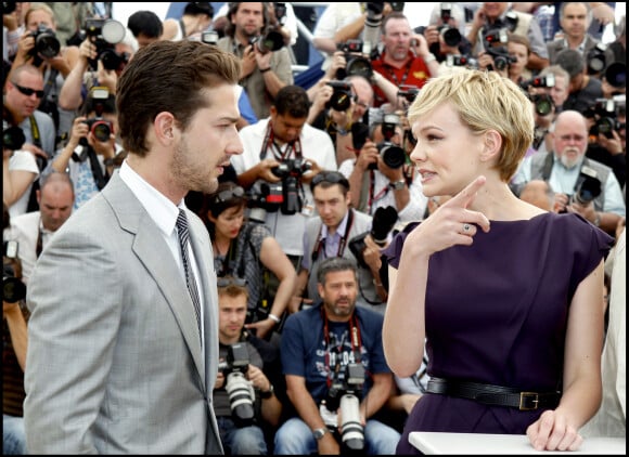 Lors de la montée des marches.
Shia LaBeouf et Carey Mulligan - Photocall du film "Wall Street : Money never sleeps" au 63e Festival de Cannes en 2010.