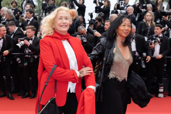 Brigitte Fossey - Montée des marches du film " Le deuxième acte " pour la cérémonie d'ouverture du 77ème Festival International du Film de Cannes, au Palais des Festivals à Cannes. Le 14 mai 2024 © Olivier Borde / Bestimage 