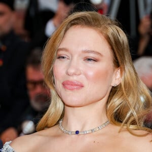 Léa Seydoux scintillait de mille feux ! 
Léa Seydoux - Montée des marches du film " Le deuxième acte " pour la cérémonie d'ouverture du 77ème Festival International du Film de Cannes, au Palais des Festivals à Cannes. © Jacovides-Moreau / Bestimage