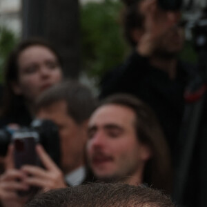 Michel Ferracci et sa femme Emilie Dequenne - Montée des marches du film " Le deuxième acte " pour la cérémonie d'ouverture du 77ème Festival International du Film de Cannes, au Palais des Festivals à Cannes. Le 14 mai 2024 © Jacovides-Moreau / Bestimage 