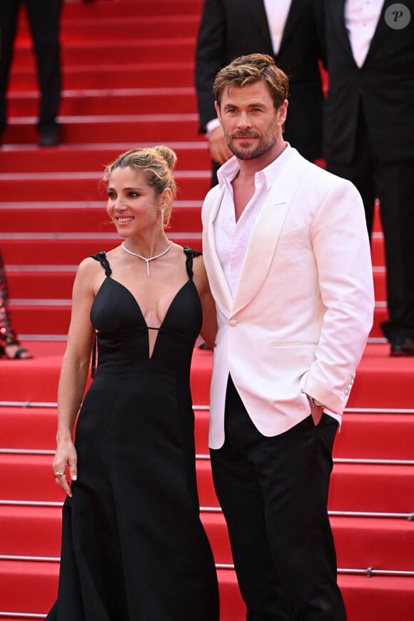 Elsa Pataky et Chris Hemsworth à l'avant-première mondiale de "Furiosa : Une saga Mad Max" lors du Festival de Cannes, le 15 mai 2024. Photo: Doug Peters/PA Wire.