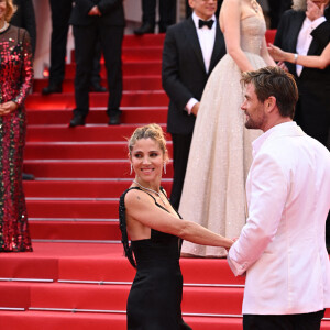 Elsa Pataky et Chris Hemsworth à l'avant-première mondiale de "Furiosa : Une saga Mad Max" lors du Festival de Cannes, le 15 mai 2024. Photo: Doug Peters/PA Wire.