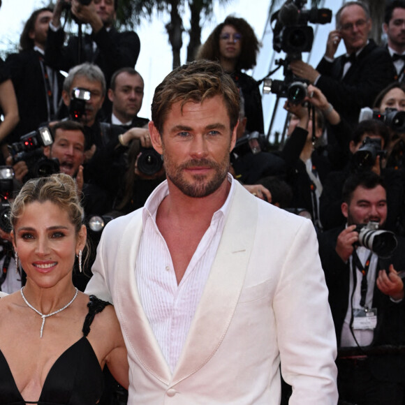 Le couple a assisté à l'avant-première du film, Furiosa : Une saga Mad Max

Elsa Pataky et Chris Hemsworth à l'avant-première mondiale de "Furiosa : Une saga Mad Max" lors du Festival de Cannes, le 15 mai 2024. Photo: Doug Peters/PA Wire.