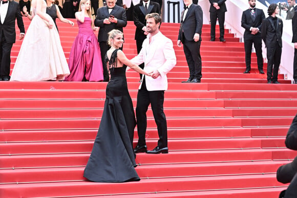 Elsa Pataky et Chris Hemsworth à l'avant-première mondiale de "Furiosa : Une saga Mad Max" lors du Festival de Cannes, le 15 mai 2024. Photo: Doug Peters/PA Wire.