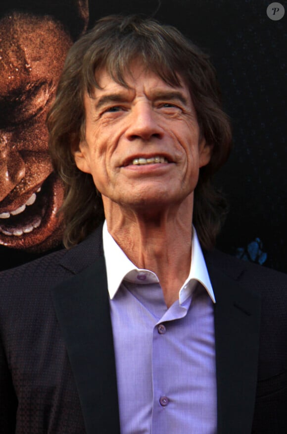 Après le concert, Céline Dion et ses fils ont eu la chance de rencontrer Mick Jagger
 
Mick Jagger - Première de "Get On Up" à New York le 21 juillet 2014.