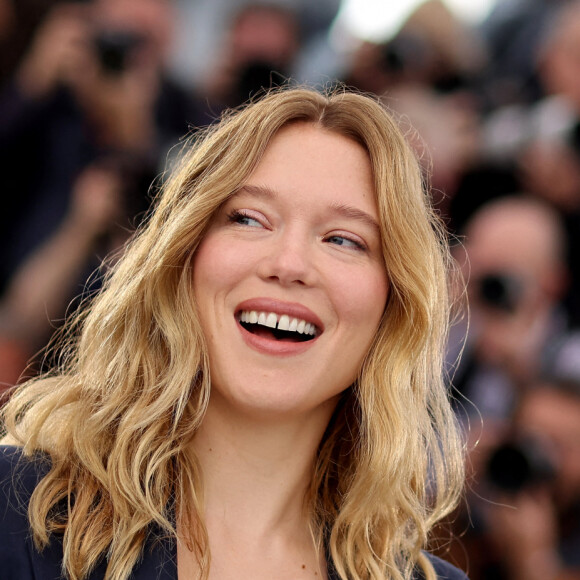 Léa Seydoux - Photocall du film "Le deuxième acte", présenté hors compétition, lors du 77ème Festival International du Film de Cannes (14 - 25 mai 2024), le 15 mai 2024. 