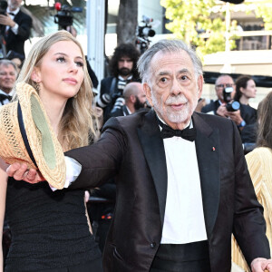 Au Festival de Cannes.
Romy Croquet Mars, Francis Ford Coppola, Talia Shire and Jason Schwartzman attending the Megalopolis Red Carpet at the 77th annual Cannes Film Festival at Palais des Festivals in Cannes, France, on May 16, 2024. Photo by David Niviere/ABACAPRESS.COM