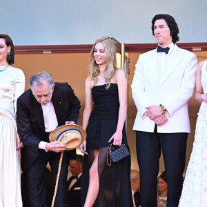 Adam Driver était très chic avec Francis Ford Coppola et sa petite fille Romy Mars.
Casting de "Megalopolis", Festival de Cannes. Photo : Doug Peters/PA Wire