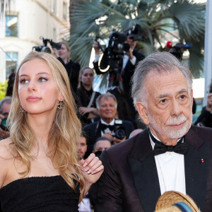 Romy Croquet, Francis Ford Coppola - Montée des marches du film " Megalopolis " lors du 77ème Festival International du Film de Cannes, au Palais des Festivals à Cannes. Le 16 mai 2024 © Jacovides-Moreau / Bestimage 