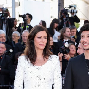 Anna Mouglalis avait choisi quant à elle une robe blanche en tulle
Anna Mouglalis, guest - Montée des marches du film " Megalopolis " lors du 77ème Festival International du Film de Cannes, au Palais des Festivals à Cannes. Le 16 mai 2024 © Jacovides-Moreau / Bestimage 