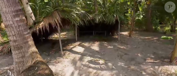 Sur place, des cabanes sont déjà aménagées.
Un cyclone, le typhon Mawar, bouleverse le quatorzième épisode de "Koh-Lanta, Les Chasseurs d'immunité" le 21 mai 2024 sur TF1.