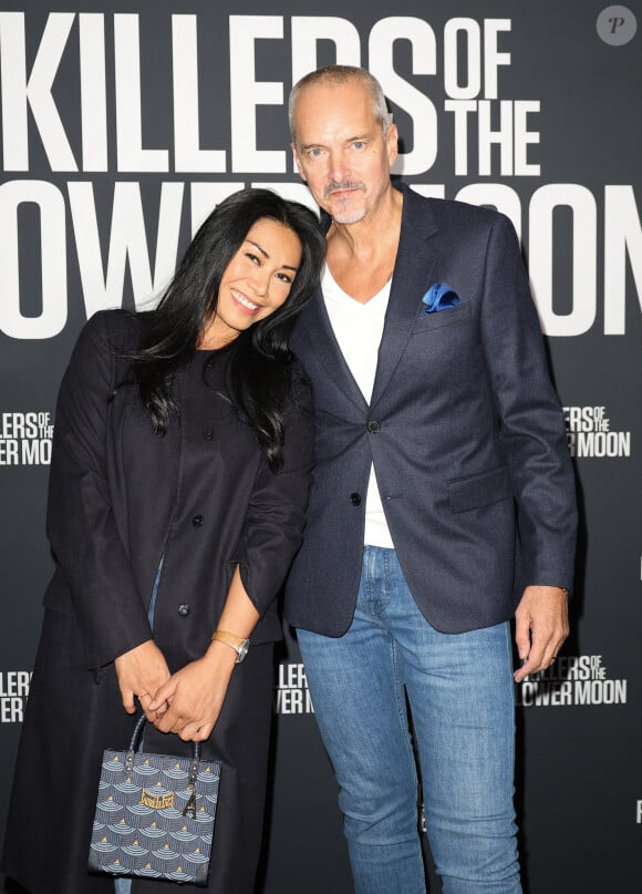 Anggun et son mari Christian Kretschmar - Avant-première du film "Killers of the Flower Moon" à l'Ugc Normandie à Paris le 17 octobre 2023. © Coadic Guirec / Bestimage