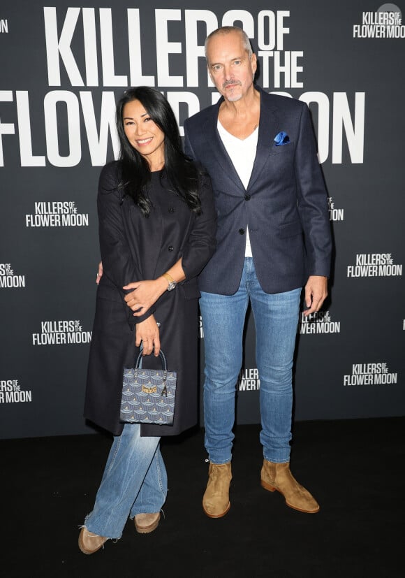 Anggun et son mari Christian Kretschmar - Avant-première du film "Killers of the Flower Moon" à l'Ugc Normandie à Paris le 17 octobre 2023. © Coadic Guirec / Bestimage