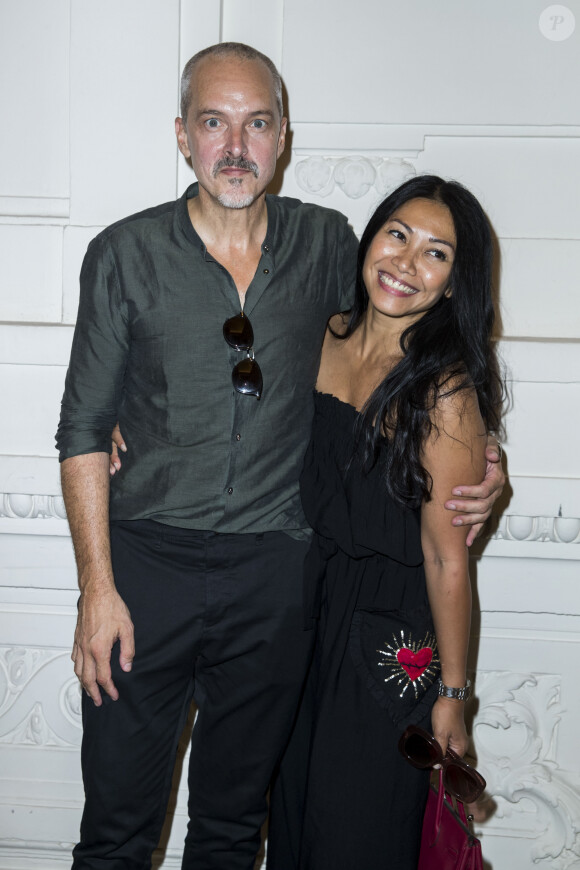 Anggun et son compagnon Christian Kretschmar - People au défilé de mode "Jean Paul Gaultier", collection Haute-Couture automne-hiver 2018/2019, à Paris. Le 4 juillet 2018 © Olivier Borde / Bestimage 