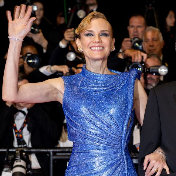 Un véritable duo de choc !
Diane Kruger - Montée des marches du film " Les Linceuls " lors du 77ème Festival International du Film de Cannes, au Palais des Festivals à Cannes. Le 20 mai 2024 © Olivier Borde / Bestimage 