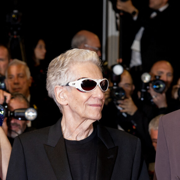 Diane Kruger, David Cronenberg, Vincent Cassel - Montée des marches du film " Les Linceuls " lors du 77ème Festival International du Film de Cannes, au Palais des Festivals à Cannes. Le 20 mai 2024 © Olivier Borde / Bestimage 