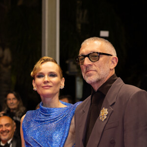 Diane Kruger, Vincent Cassel - Montée des marches du film " Les Linceuls " lors du 77ème Festival International du Film de Cannes, au Palais des Festivals à Cannes. Le 20 mai 2024 © Olivier Borde / Bestimage 