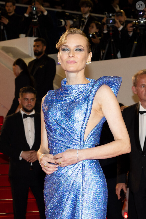 Diane Kruger - Montée des marches du film " Les Linceuls " lors du 77ème Festival International du Film de Cannes, au Palais des Festivals à Cannes. Le 20 mai 2024 © Jacovides-Moreau / Bestimage 