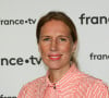 Agathe Lecaron au photocall pour la conférence de presse de rentrée de France TV à la Grande Halle de la Villette à Paris, France, le 6 juillet 2022. © Coadic Guirec/Bestimage