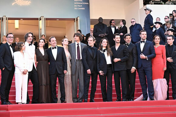 Le producteur présentait "Le Comte de Monte Cristo" présenté hors compétition au festival de Cannes 
Pierre Niney, Alexandre de La Patellière, Marie Narbonne, Dimitri Rassam, Anamaria Vartolmei, Patrick Mille, Adèle Simphal, Vassili Schneider, Matthieu Delaporte, Anaïs Demoustier, Julie de Bona, Pierfrancesco Favino, Laurent Lafitte, Julien De Saint-Jean et Jerome Seydoux - Montée des marches du film "Le Comte de Monte Cristo" le 22 mai 2024. Photo : David Niviere/ABACAPRESS.COM