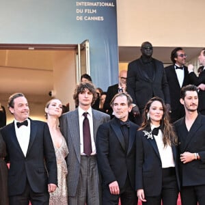 Pierre Niney, Alexandre de La Patellière, Marie Narbonne, Dimitri Rassam, Anamaria Vartolmei, Patrick Mille, Adèle Simphal, Vassili Schneider, Matthieu Delaporte, Anaïs Demoustier, Julie de Bona, Pierfrancesco Favino, Laurent Lafitte, Julien De Saint-Jean et Jerome Seydoux - Montée des marches du film "Le Comte de Monte Cristo" le 22 mai 2024. Photo : David Niviere/ABACAPRESS.COM