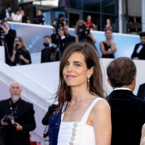 Charlotte Casiraghi - Montée des marches du film " Marcello Mio " lors du 77ème Festival International du Film de Cannes, au Palais des Festivals à Cannes. Le 21 mai 2024 © Jacovides-Moreau / Bestimage 