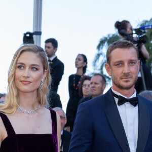 Pierre Casiraghi et sa femme Beatrice Borromeo - Montée des marches du film " Le comte de Monte-Cristo " lors du 77ème Festival International du Film de Cannes, au Palais des Festivals à Cannes. Le 22 mai 2024 © Olivier Borde / Bestimage 