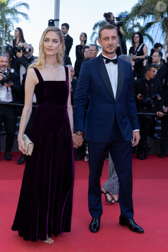 Pierre Casiraghi et sa femme Beatrice Borromeo - Montée des marches du film " Le comte de Monte-Cristo " lors du 77ème Festival International du Film de Cannes, au Palais des Festivals à Cannes. Le 22 mai 2024 © Olivier Borde / Bestimage 