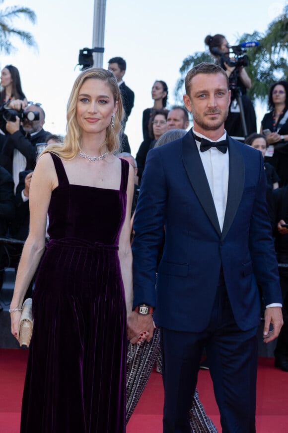 Pierre Casiraghi et sa femme Beatrice Borromeo - Montée des marches du film " Le comte de Monte-Cristo " lors du 77ème Festival International du Film de Cannes, au Palais des Festivals à Cannes. Le 22 mai 2024 © Olivier Borde / Bestimage 