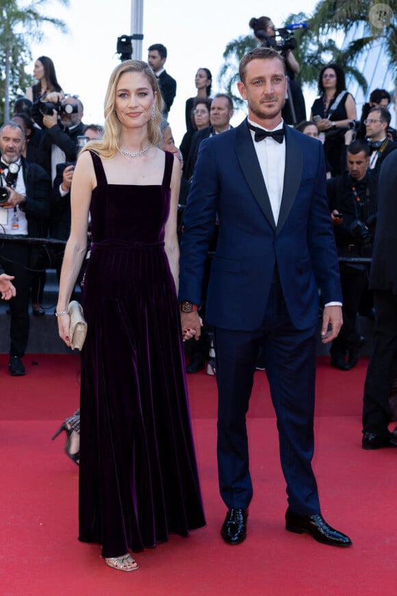 Pierre Casiraghi et sa femme Beatrice Borromeo - Montée des marches du film " Le comte de Monte-Cristo " lors du 77ème Festival International du Film de Cannes, au Palais des Festivals à Cannes. Le 22 mai 2024 © Olivier Borde / Bestimage 