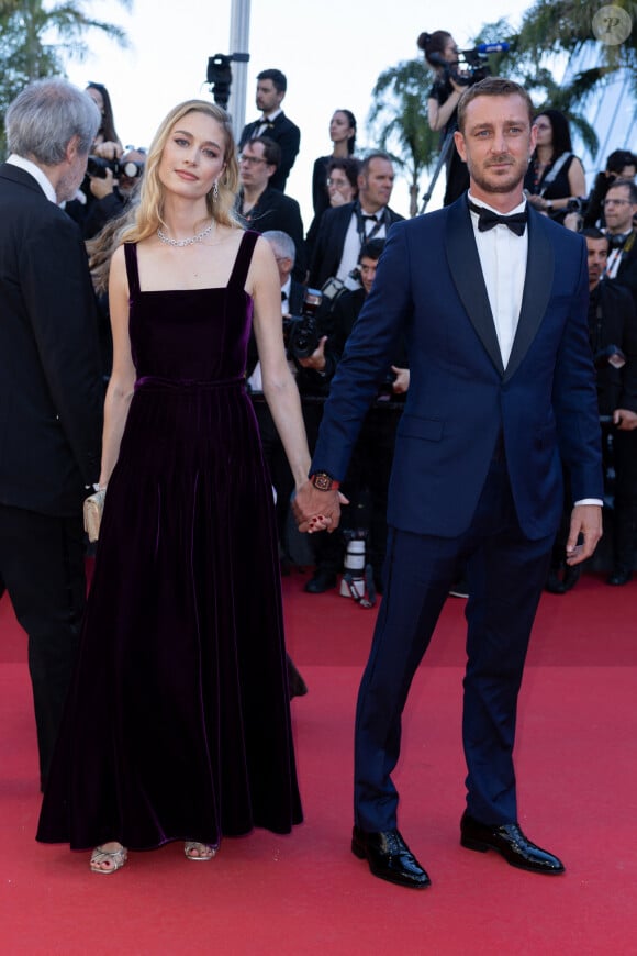 Pierre Casiraghi et sa femme Beatrice Borromeo - Montée des marches du film " Le comte de Monte-Cristo " lors du 77ème Festival International du Film de Cannes, au Palais des Festivals à Cannes. Le 22 mai 2024 © Olivier Borde / Bestimage 