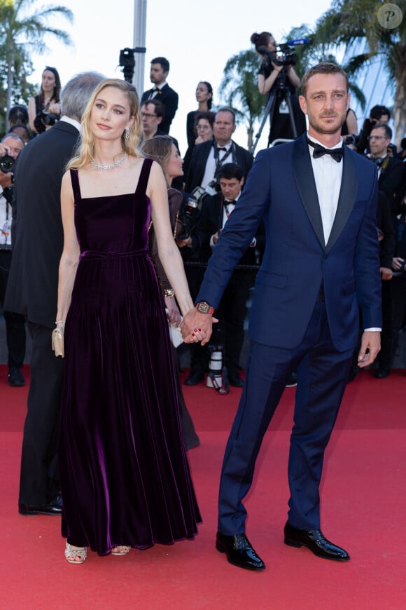 Pierre Casiraghi et sa femme Beatrice Borromeo - Montée des marches du film " Le comte de Monte-Cristo " lors du 77ème Festival International du Film de Cannes, au Palais des Festivals à Cannes. Le 22 mai 2024 © Olivier Borde / Bestimage 