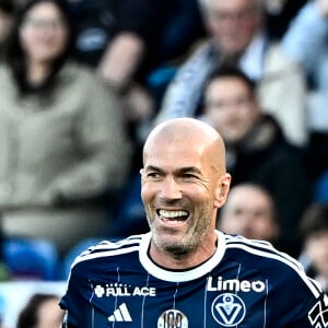 Zinedine Zidane - A l’occasion des 100 ans du parc Lescure, Bordeaux accueille au stade Chaban-Delmas un match de gala opposant les gloires des Girondins de Bordeaux au Variétés Club de France le mardi 14 mai 2024.