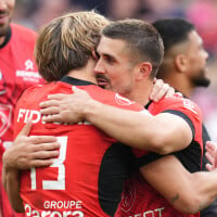 PHOTO Thomas Ramos roi d'Europe avec le Stade Toulousain, il célèbre sa victoire avec sa discrète femme Sophie