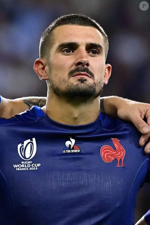 Portrait de THOMAS RAMOS ( 23 - France ) - - Coupe du Monde de Rugby France 2023 du match de Poule A entre la France et l'Uruguay (27-12) au stade Pierre-Mauroy à Lille le 14 septembre 2023. 