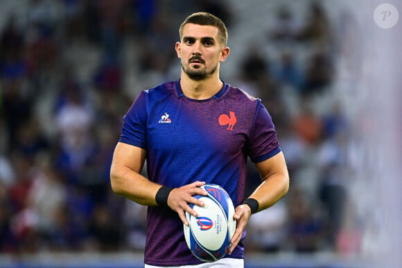 THOMAS RAMOS ( 23 - France ) - - Coupe du Monde de Rugby France 2023 du match de Poule A entre la France et l'Uruguay (27-12) au stade Pierre-Mauroy à Lille le 14 septembre 2023.  Rugby World Cup France 2023 Pool A match between France and Uruguay (27-12) at the Pierre-Mauroy stadium in Lille on September 14, 2023. 