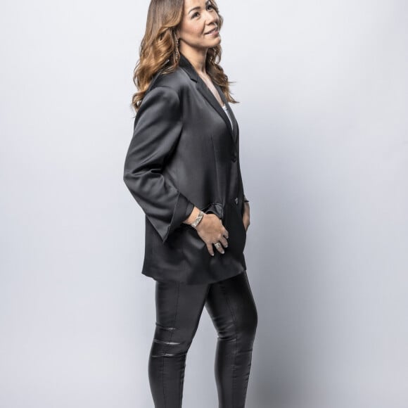 Exclusif -  Chimène Badi - Studio - Enregistrement de la 2ème partie de soirée de l'émission "La chanson secrète N°12", présentée par N.Aliagas et diffusée le 1er décembre sur TF1 © Guillaume Gaffiot-Cyril Moreau / Bestimage 