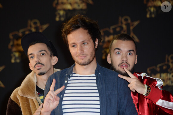 Vianney, Bigflo et Oli - 20ème cérémonie des NRJ Music Awards au Palais des Festivals à Cannes. Le 10 novembre 2018 © Christophe Aubert via Bestimage