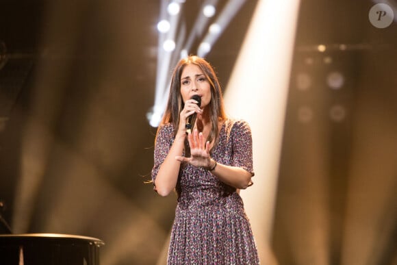 Exclusif - Hiba Tawaji - Concert "Unis pour le Liban" à l'Olympia à Paris. Le 1er octobre 2020 Parrainé par le célèbre trompettiste I.Maalouf, ce grand concert caritatif a été retransmis depuis l'Olympia sur France 2. © Da Silva-Moreau / Bestimage