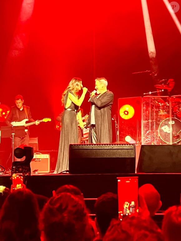 Hiba Tawaji et Florent Pagny - Concert unique de Hiba Tawaji (la femme de I.Maalouf) à l'Olympia à Paris le 29 mai 2024.