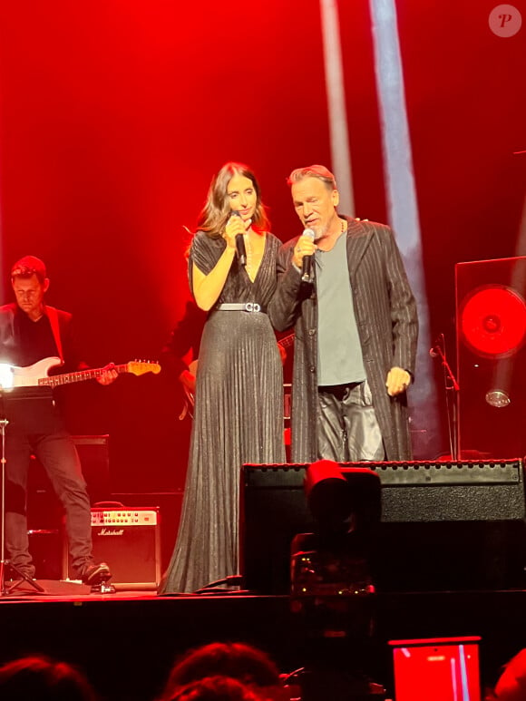 Hiba Tawaji et Florent Pagny - Concert unique de Hiba Tawaji (la femme de I.Maalouf) à l'Olympia à Paris le 29 mai 2024.