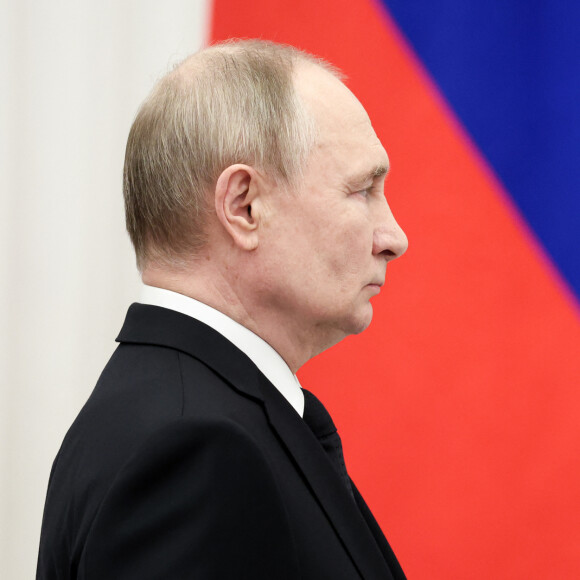 Le président russe Vladimir Poutine lors d'une cérémonie dans la salle Sainte-Catherine du Kremlin de Moscou, le 30 mai 2024. 