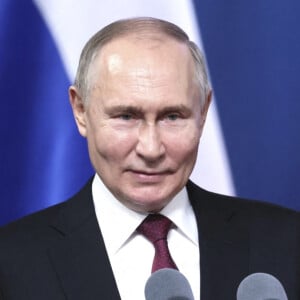 Vladimir Poutine en visite en Chine le 17 mai 2024