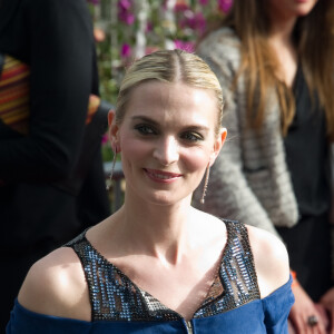 Sarah Marshall (boucles d'oreilles Montblanc Seven Stars) - Montée des marches du film "The Search" lors du 67 ème Festival du film de Cannes le 21 mai 2014 