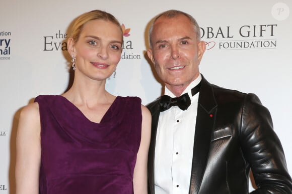 Sarah Marshall et Jean-Claude Jitrois - Soirée "Global Gift Gala 2014 " à l'hôtel Four Seasons George V à Paris le 12 mai 2014. 