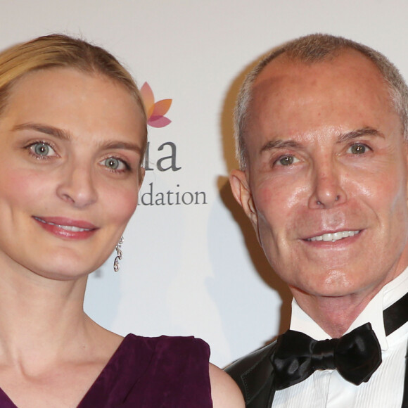 Sarah Marshall et Jean-Claude Jitrois - Soirée "Global Gift Gala 2014 " à l'hôtel Four Seasons George V à Paris le 12 mai 2014. 