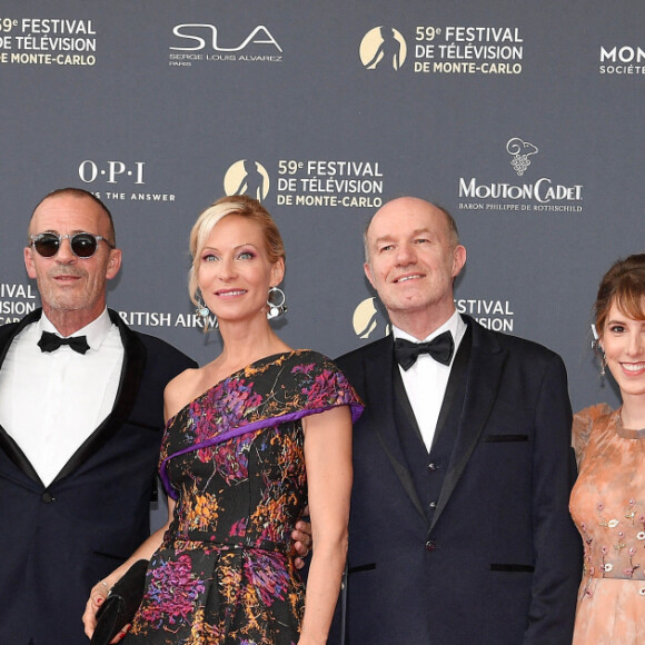 Grant Lawrens, Pauline Bression, Serge Dupire, Rebecca Hampton, Pierre Martot, Lea Francois, Marwan Berreni et Fabienne Carat assistent à la cérémonie d'ouverture du 59e Festival de télévision de Monte-Carlo, le 14 juin 2019. David Niviere/ABACAPRESS.COM