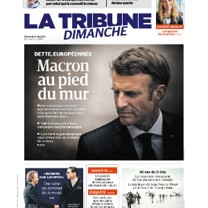 Une de "La tribune du dimanche" du 2 juin 2024