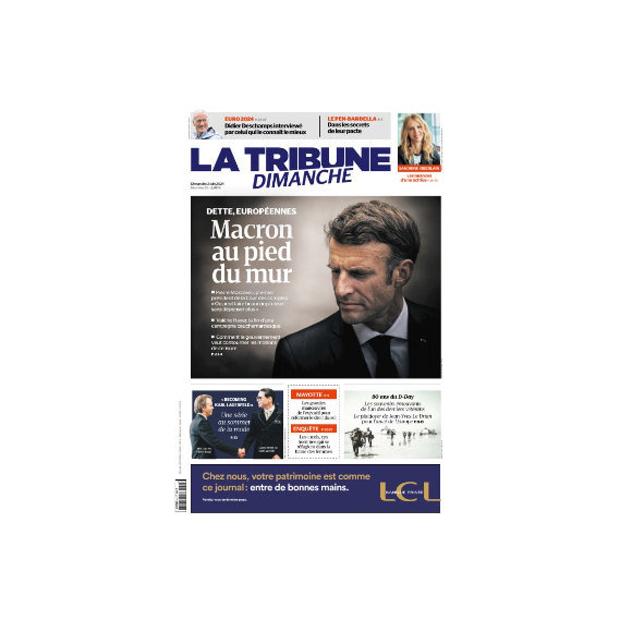 Une de "La tribune du dimanche" du 2 juin 2024